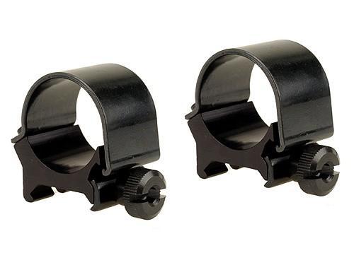 Weaver Detachable Top Mount Aluminum Scope Rings 1" Medium - Black - Weaver