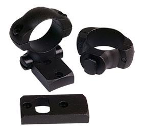 Weaver 2-Piece Grand Slam Steel Dovetail Scope Base & Ring Set - Browning A-Bolt, Black Gloss - Weaver