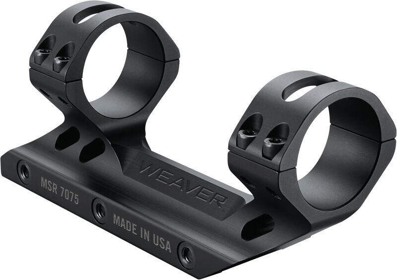 Weaver 1-Piece Aluminum Integral Premium MSR Optics Mount 30mm - Weaver