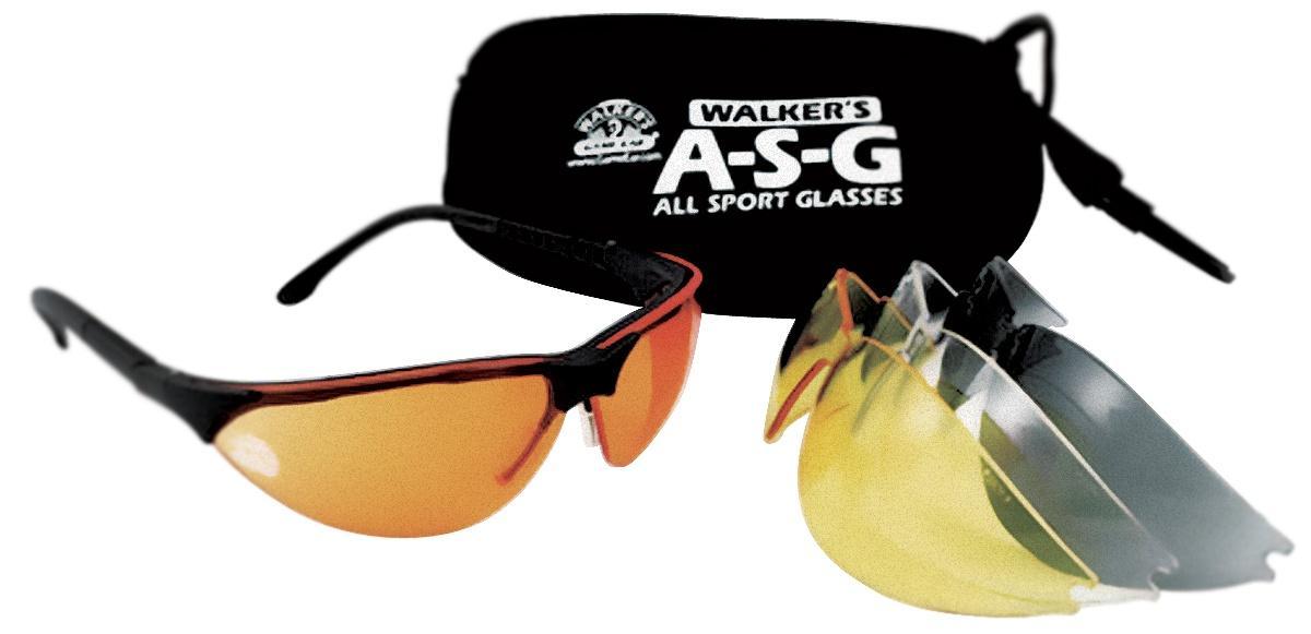 Walker's Shooting Glasses w/Multiple Lenses