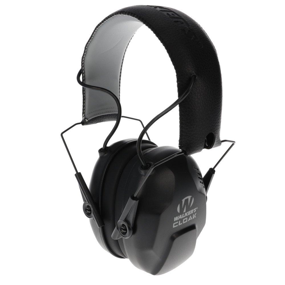 Walker's Cloak Dual Mic Electronic Ear Muffs 23-25dB Black - Walker's