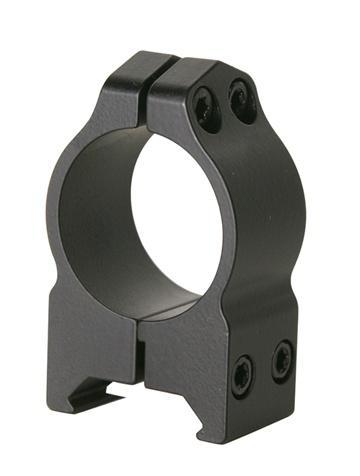 Warne 2-Piece Maxima Fixed Scope Ringmounts with Grooved Receiver - 1", High, Matte CZ 527 16mm Dovetail - Warne