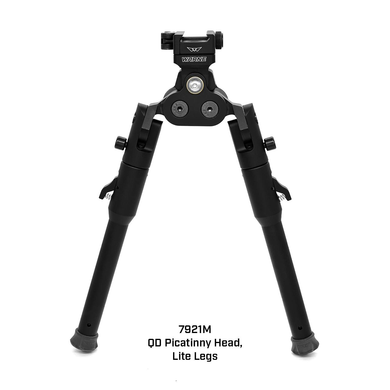 Warne Skyline Pro Bipod - QD Mount, LITE Legs - Warne