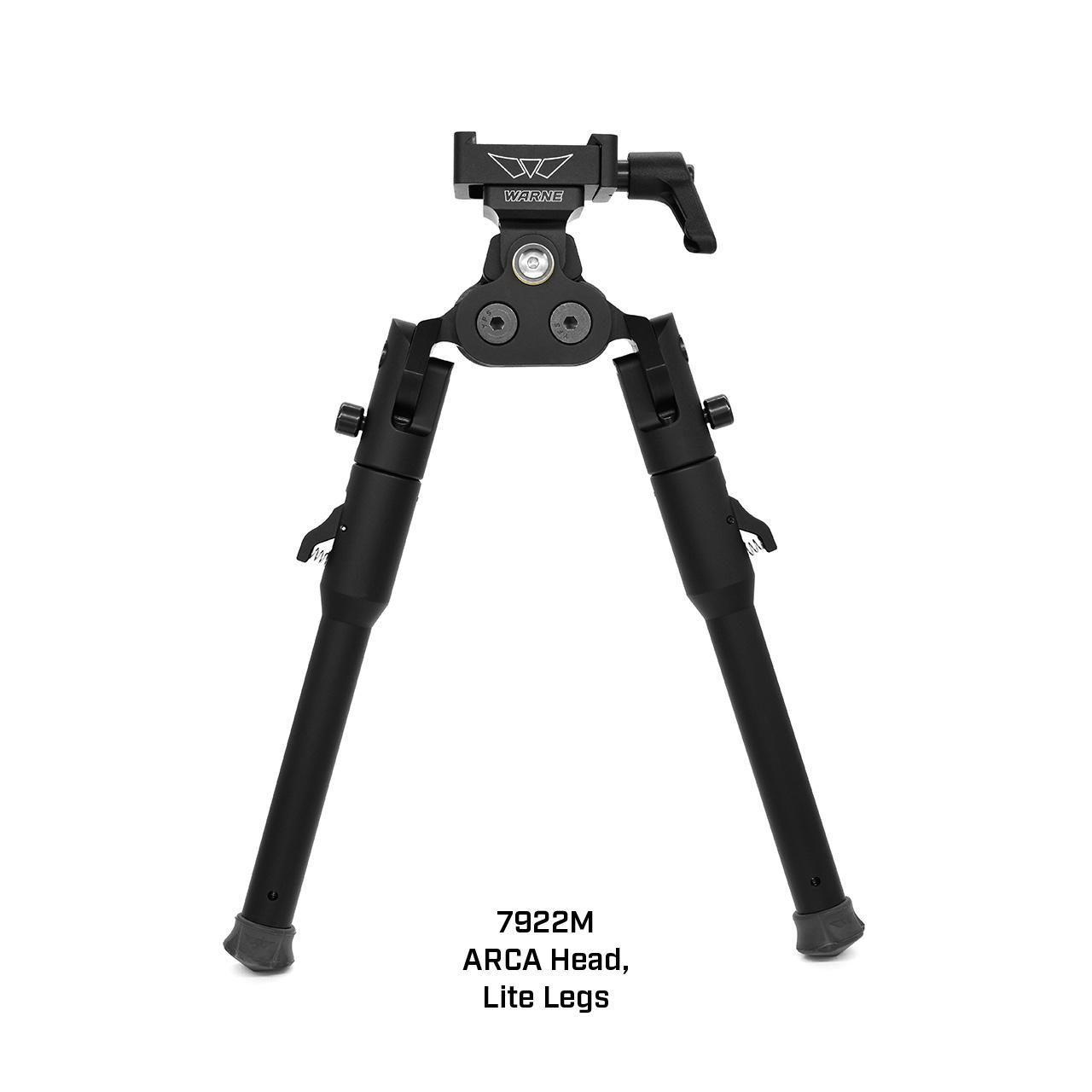 Warne Skyline Pro Bipod - ARCA Mount, LITE Legs - Warne