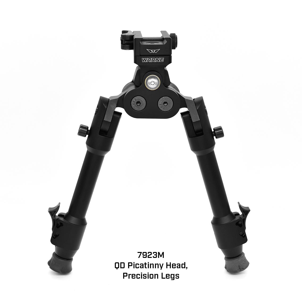 Warne Skyline Pro Bipod - QD Mount, Precision Legs - Warne