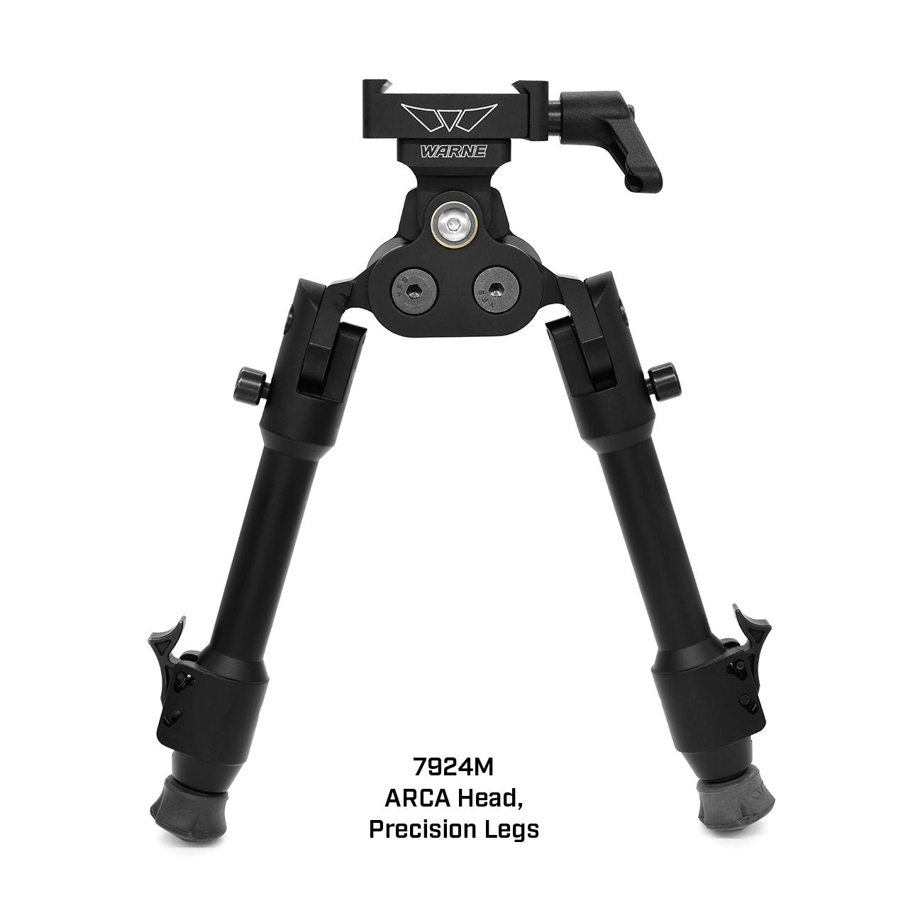 Warne Skyline Pro Bipod - ARCA Mount, Precision Legs - Warne