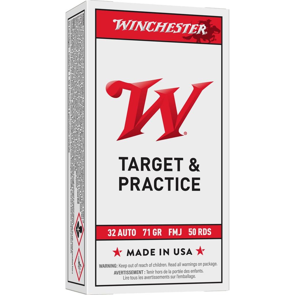 Winchester USA Handgun Ammunition .32 ACP 71 gr FMJ 50/ct - Winchester