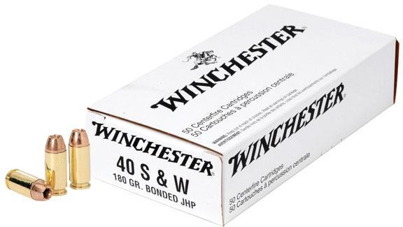 Winchester NATO Handgun Ammunition .40 S&W 180 gr BJHP 50/box