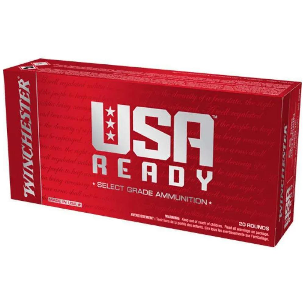 Winchester USA Ready Rifle Ammunition 6.5 PRC 140 gr. FMJ 3010 fps 20/ct - Winchester