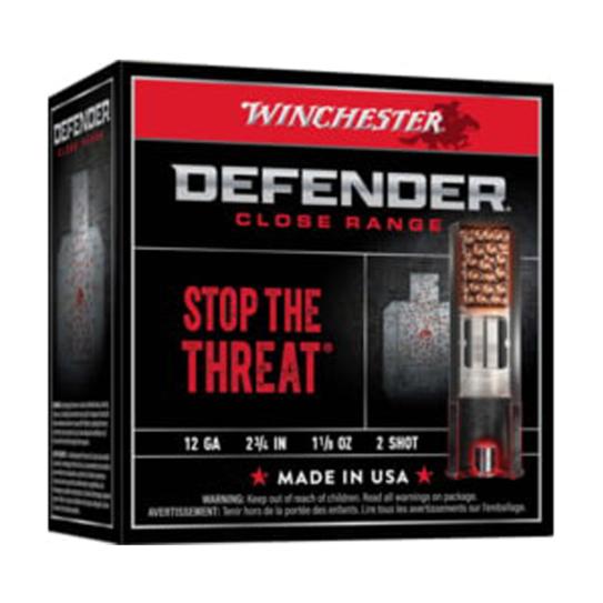 Winchester Defender Shotshells 12 ga 2-3/4 1-1/8 oz 1145 fps #2