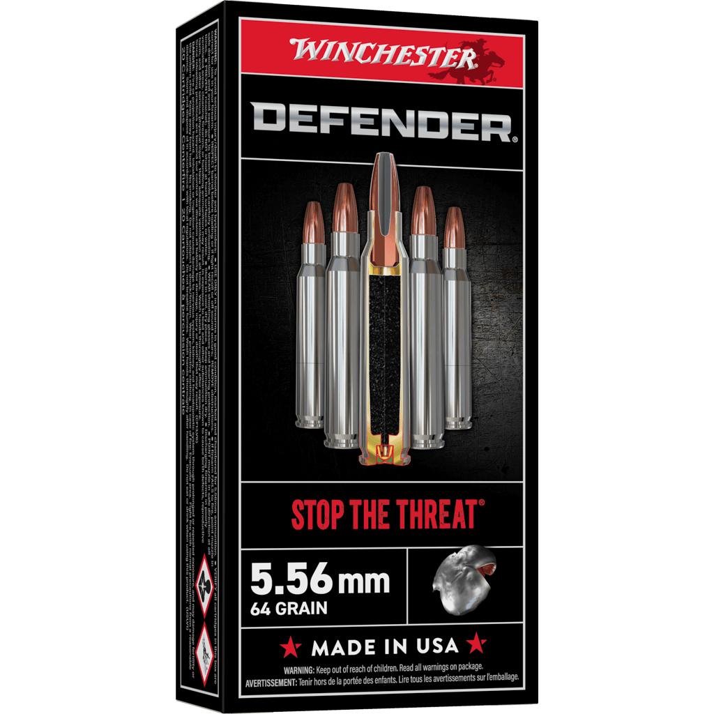 Winchester PDX1 Defender Rifle Ammunition 5.56mm 64 gr. PHP 2800 fps 20/ct - Winchester