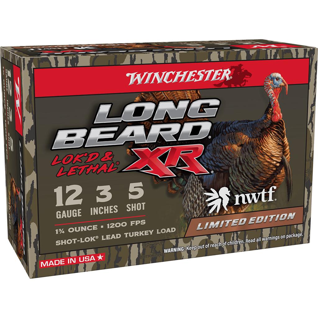 Winchester NWTF 50th Anniversary Long Beard Shotshells 12 ga 3" 1-3/4oz 1200 fps #5 10/ct - Winchester