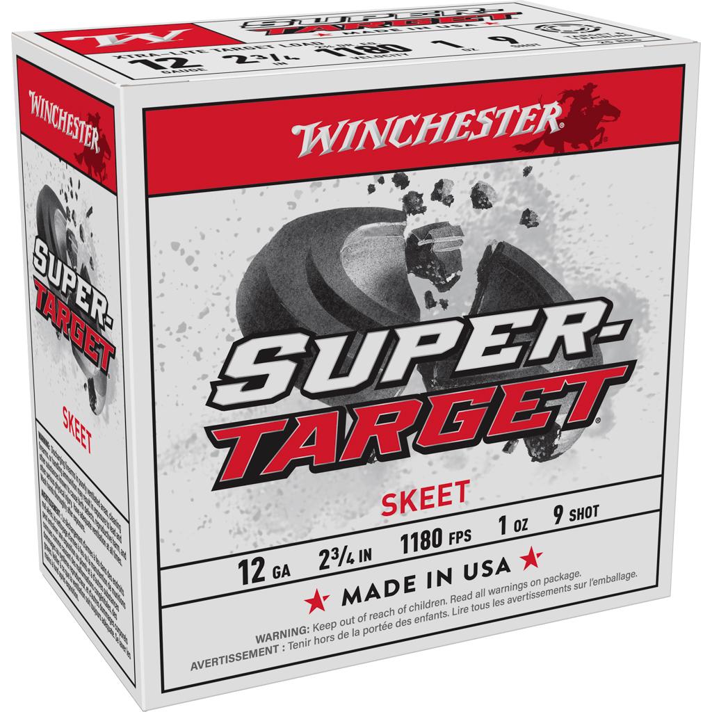 Winchester SuperTarget Shotshells 12 ga 2-3/4" 1 oz 1180 fps #9 25/ct - Winchester