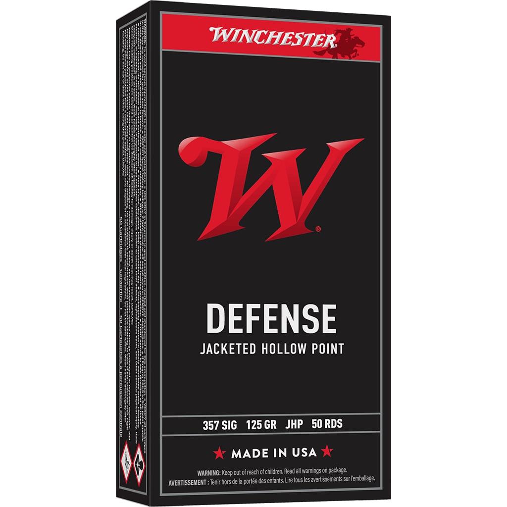 Winchester USA Handgun Ammunition .357 SIG 125 gr. JHP 1350 fps 50/ct - Winchester