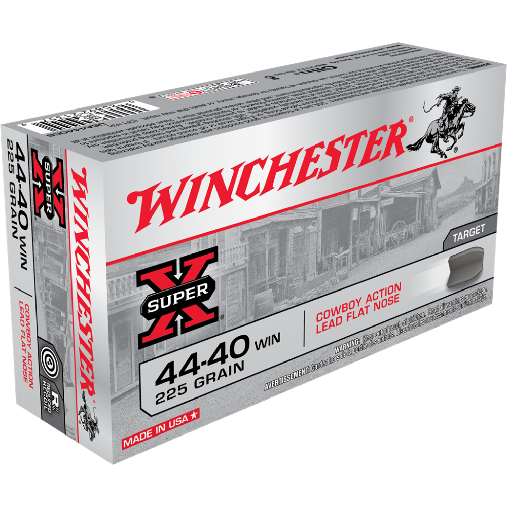 Winchester Cowboy Load Handgun Ammunition .44-40 Win 225 gr. LRN 750 fps 50/ct - Winchester