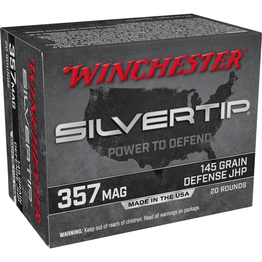 Winchester Silvertip Handgun Ammunition .357 Mag 145 gr. HP 1290 fps 20/ct - Winchester