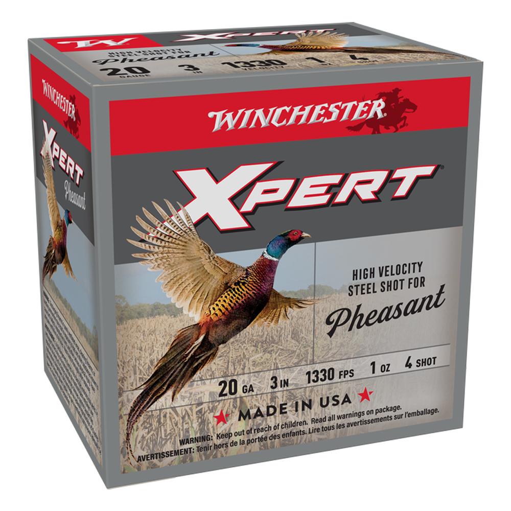 12 GA 2-3/4 #4 XPERT HV STEEL PHEASANT 1-1/8 OZ LEAD FREE 25 Rounds