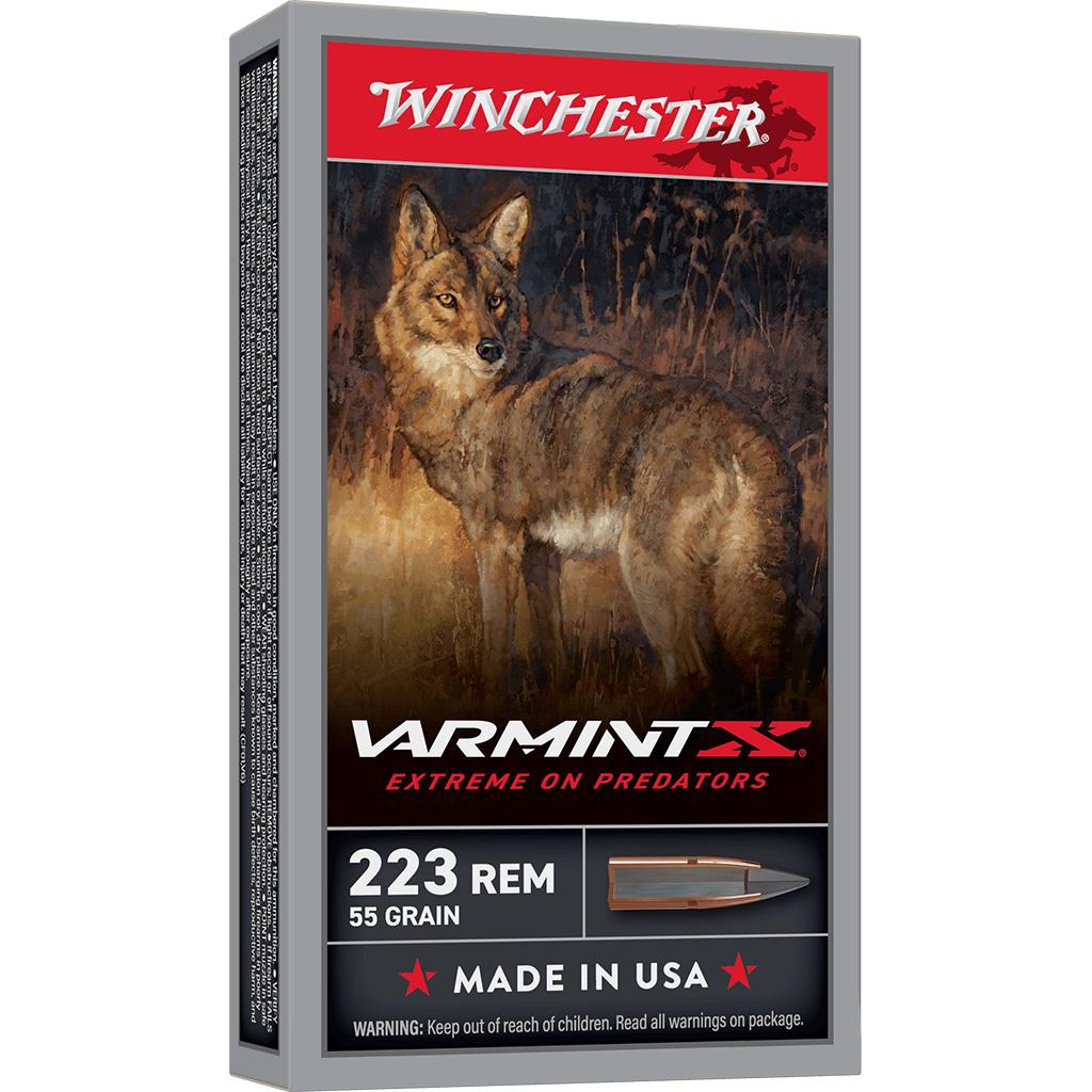 Winchester Varmint X Rifle Ammunition .223 Rem 55gr PT 3240fps 20/ct - Winchester