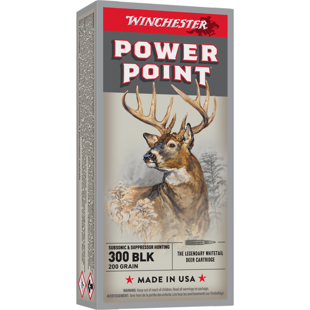 Winchester Super-X Subsonic Rifle Ammunition .300 AAC Blackout 200 gr. HP 1060 fps 20/ct - Winchester