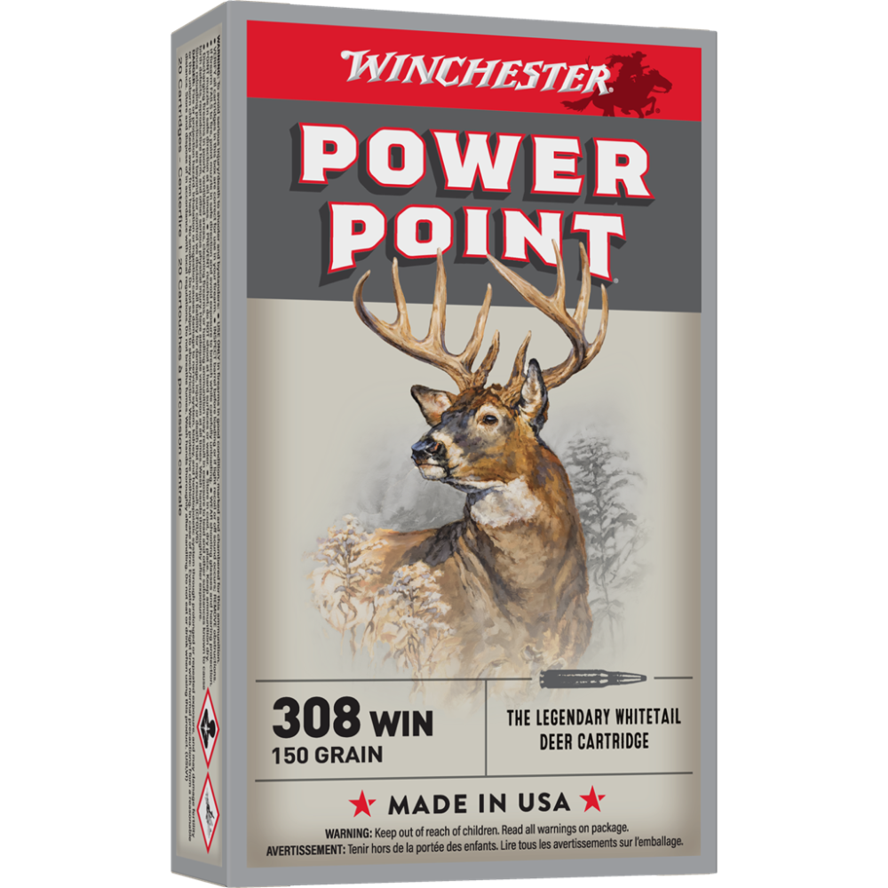 Winchester SuperX Power Point Rifle Ammunition .308 Win 150 gr...