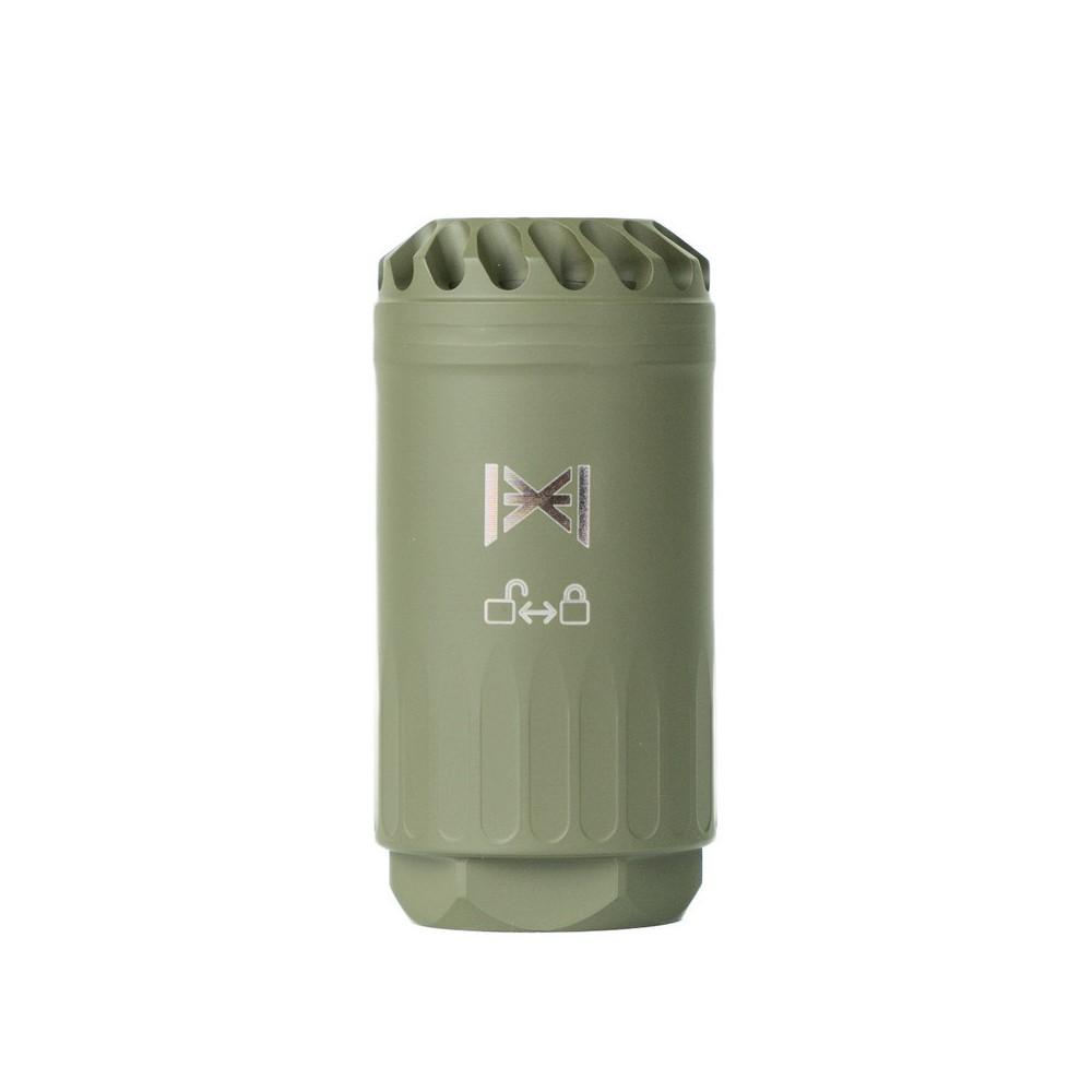 Huxwrx Blastphemy Blast Deflector OD Green with Muzzle Brake - HUXWRX