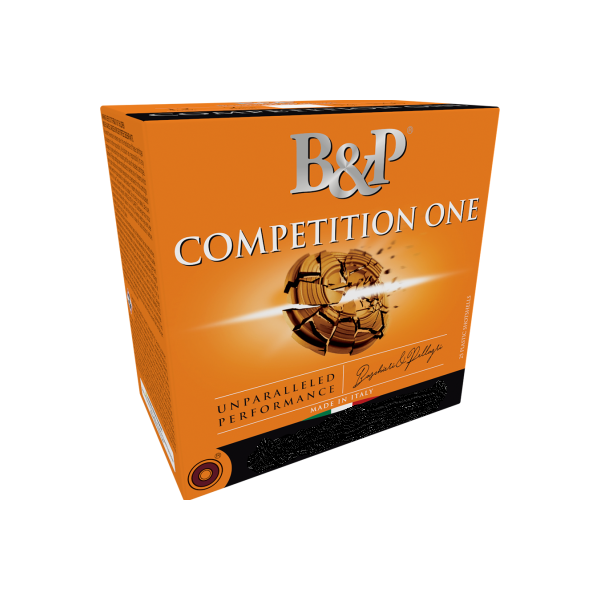 B&P Competition One Shotshells- 12 ga 2-3/4 In 1 oz. #8 1160 fps 25/ct - Baschieri & Pellagri