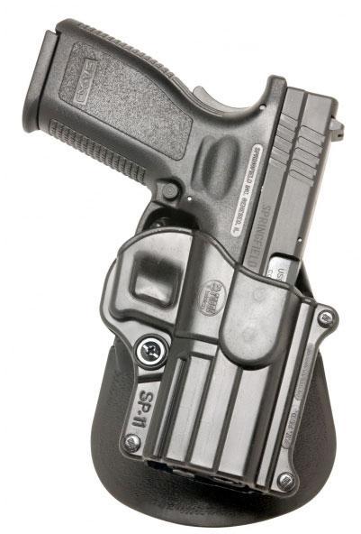 Fobus Standard Paddle Holster for Springfield XD Black Left Hand - Fobus