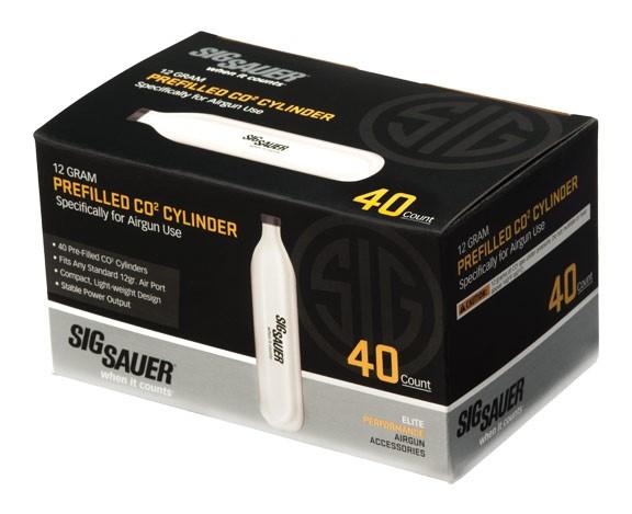 Sig Sauer CO2 Cartridge 12gr 40/ct - Sig Sauer