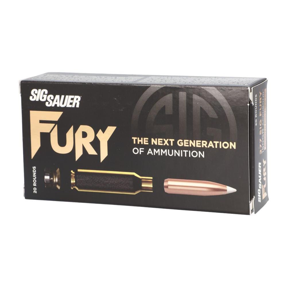 Sig Sauer Elite Bonded Rifle Ammunition .277 Sig Fury 150gr PT 2830fps ...