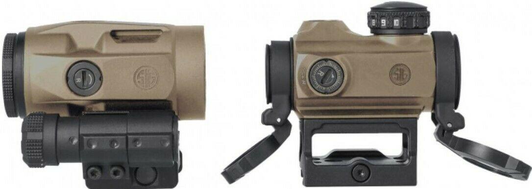 Sig Sauer Romeo-MSR and Juliet3 Micro Combo Kit Red Dot & Micro Magnifier - FDE - Sig Sauer