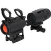 Sig Sauer Romeo MSR Gen II 2 MOA Red Dot Sight Juliet3-Micro 3x22mm Magnifier Combo
