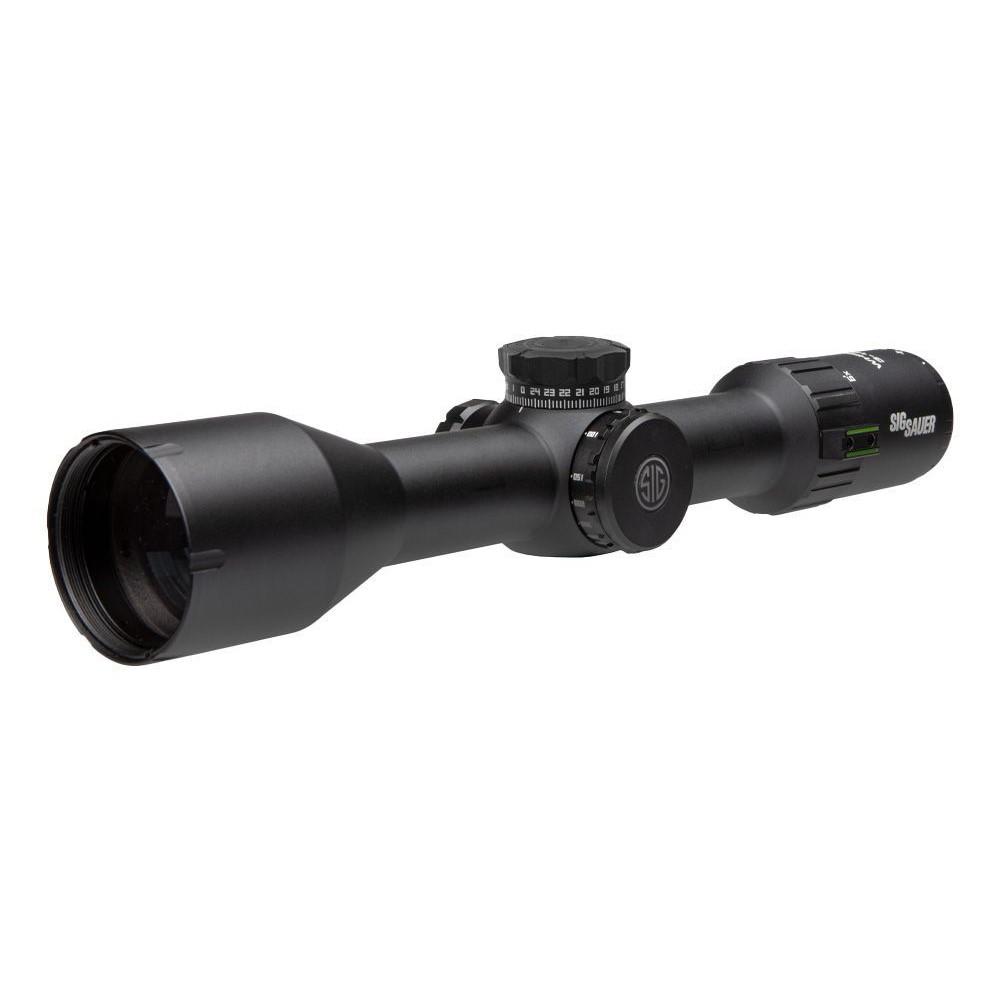 Sig Whiskey6 Rifle Scope 3-18x44 30mm SFP Multi-Lock Zero Stop MOA Milling Hunter 2.0 Non-Illum Black - Sig Sauer