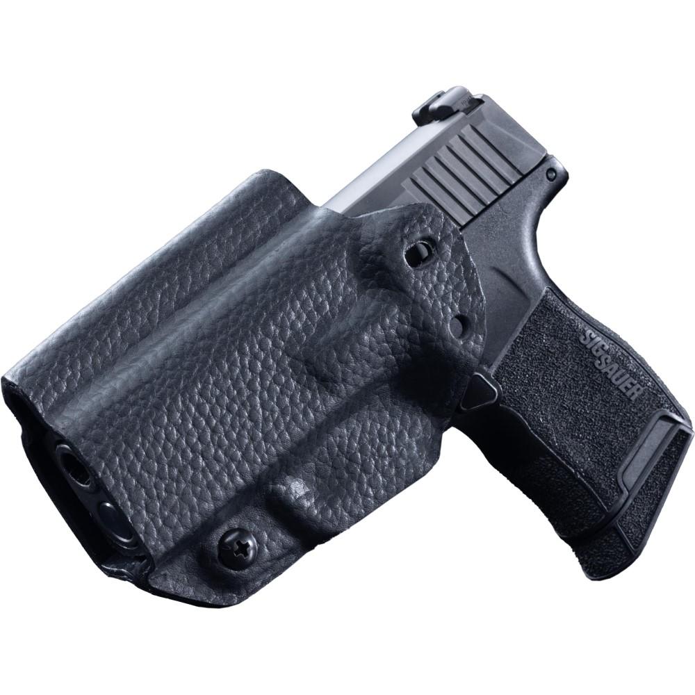 Mission First Tactical Leather Hybrid IWB/OWB Holster for Sig Sauer P365 Black Ambi - Mission First Tactical