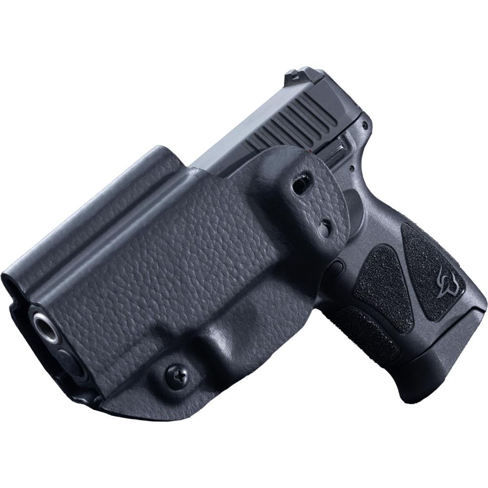 Mission First Tactical Leather Hybrid IWB/OWB Holster for Taurus PT111/G2/G2C/G2S/G3c Black Ambi - Mission First Tactical