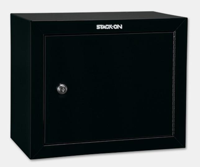 Stack-On Steel Handgun / Ammo Cabinet - Black - Stack-On