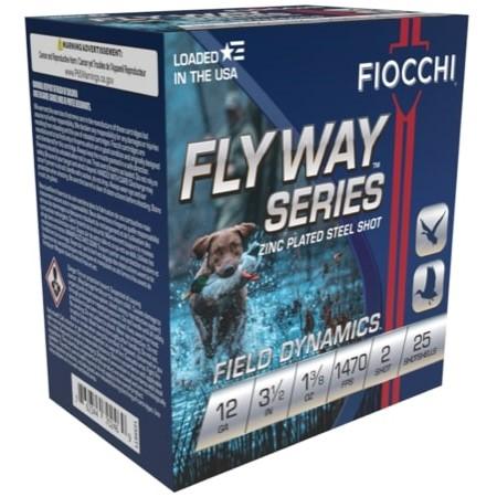 Fiocchi Flyway Steel Shotshells 12 ga 3-1/2" 1-3/8oz 1470fps #2 25/ct - Fiocchi