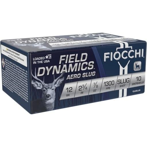 Fiocchi Aero Rifled Slug 12 ga 2 3/4" MAX 7/8 oz Slug  - 10/box - Fiocchi