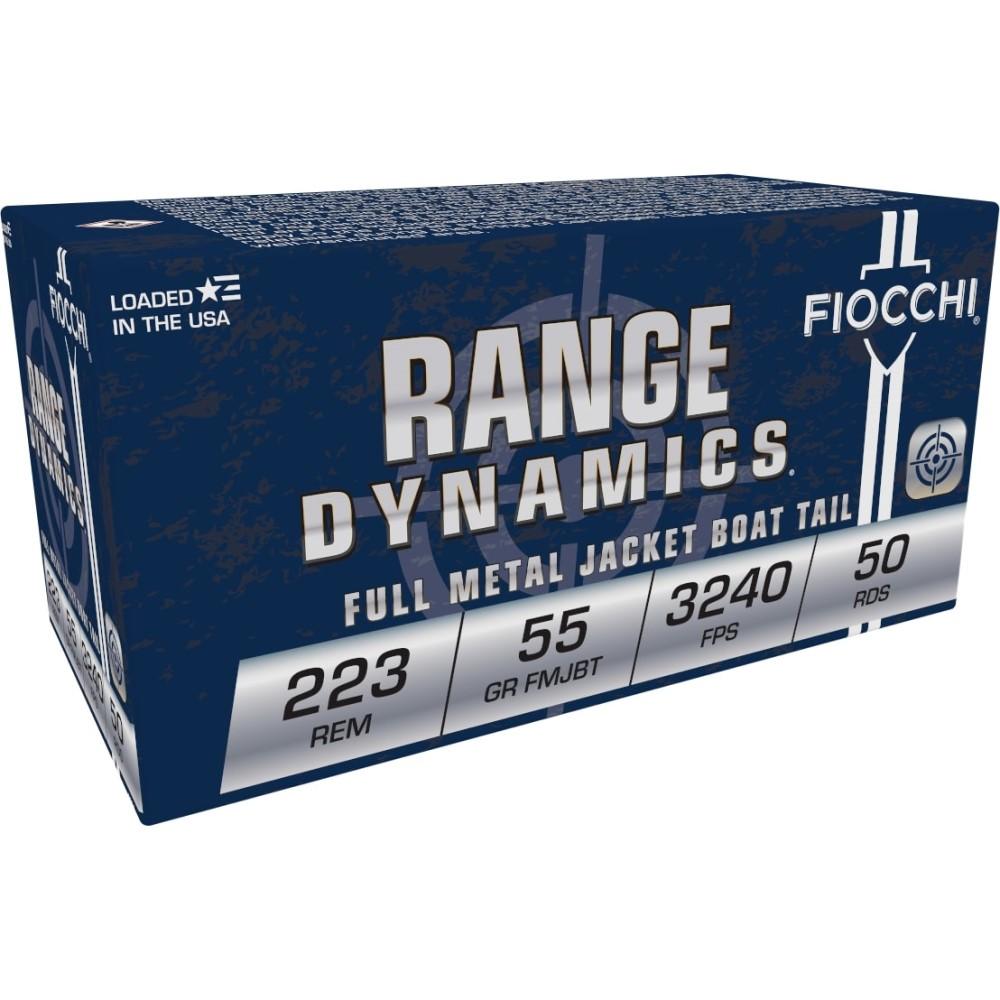 Fiocchi Rifle Shooting Dynamics Rifle Ammunition .223 Rem 55 gr FMJBT 50/ct - Fiocchi