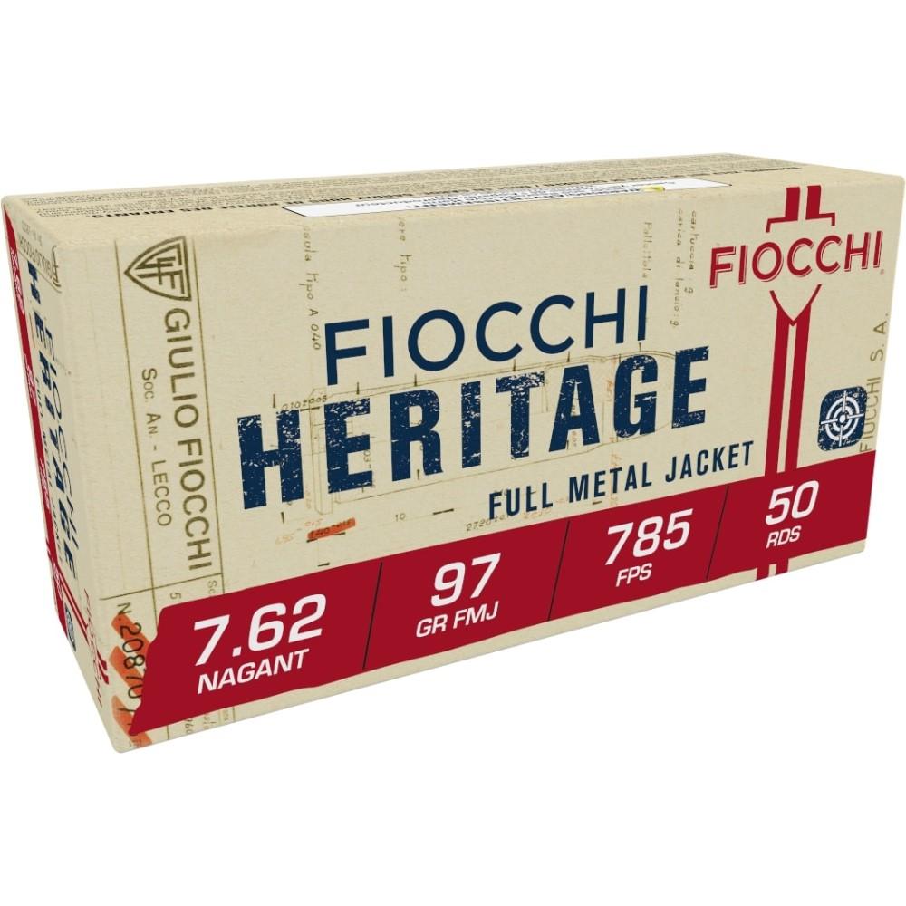 Fiocchi Pistol Shooting Dynamics Handgun Ammunition 7.62x38mmR 97 gr FMJ 1082 fps 50/box - Fiocchi