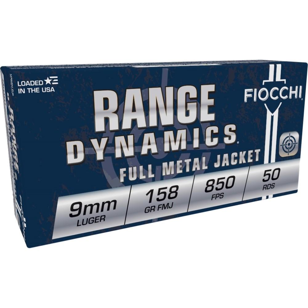 Fiocchi Pistol Shooting Dynamics Handgun Ammunition 9mm Luger 1...