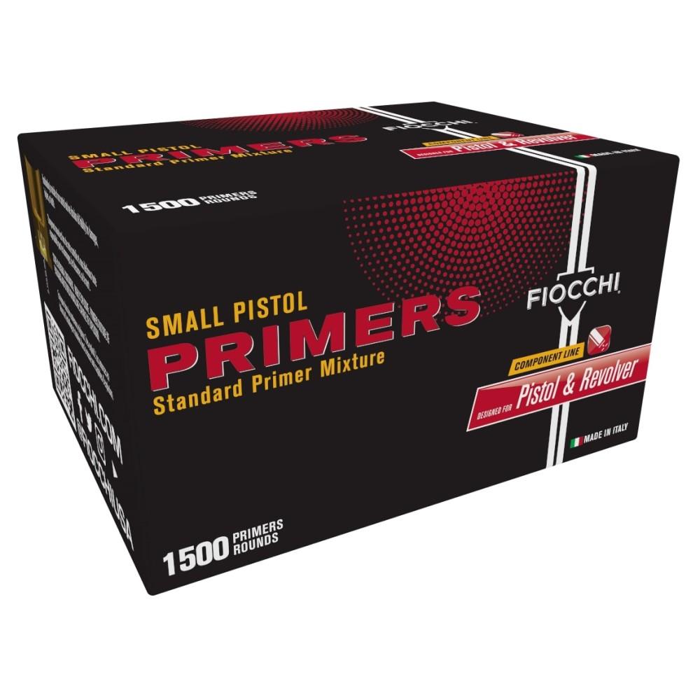 Fiocchi Small Pistol Primers - 1500/ct