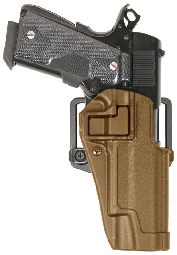 Blackhawk! SERPA CQC Concealment Holster Matte Finish Colt 1911 Coyote Tan Left Hand - Blackhawk!