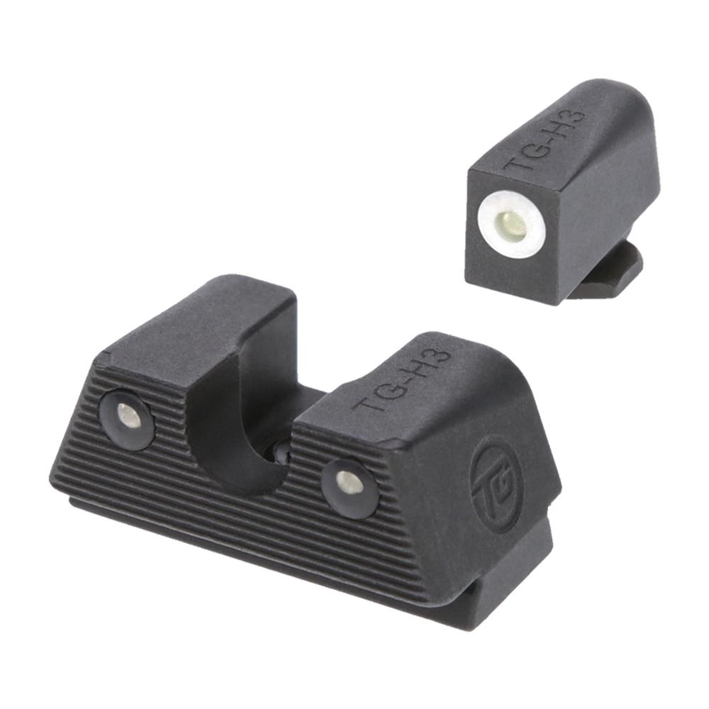 Truglo Tritium Night Sights Low Set Green with White Front Green Rear for Glock - Truglo