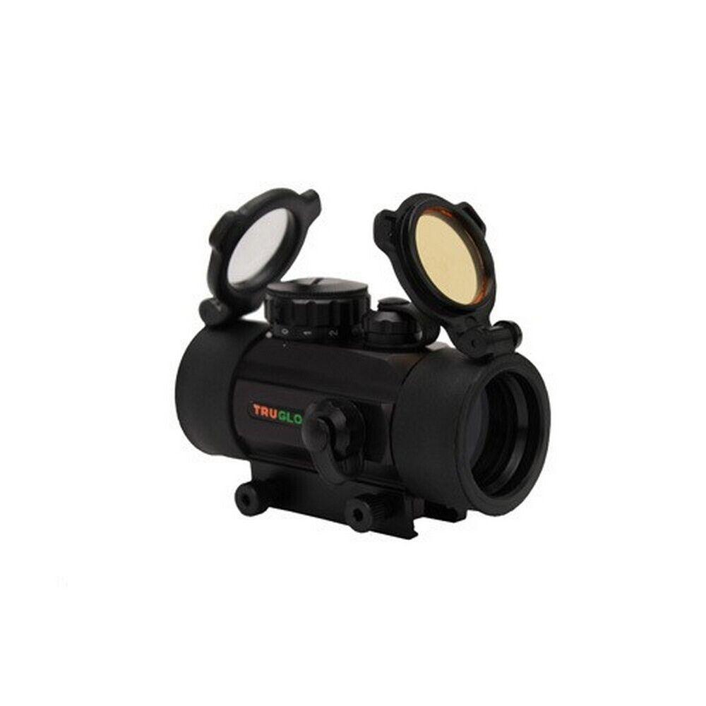 Truglo Traditional Red Dot Sight 1x30mm 5 Moa Dot Size Black