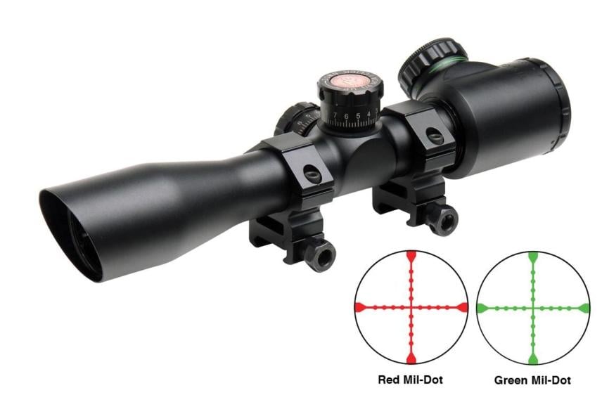 Truglo Tru-Brite Extreme Tactical Compact Rifle Scope with Ring...