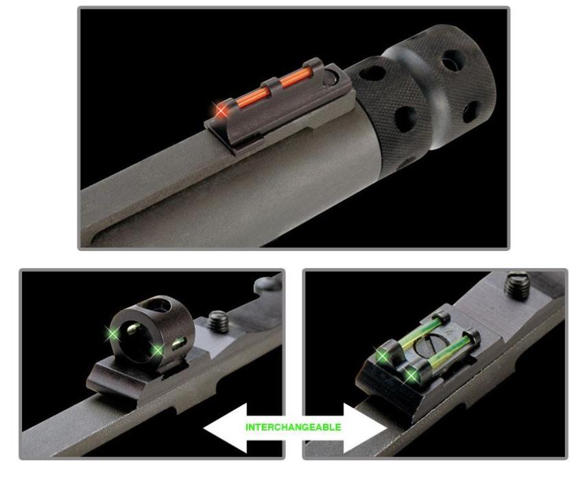 Truglo TruBead Turkey Universal Sight Set Rear Ghost Ring & No...