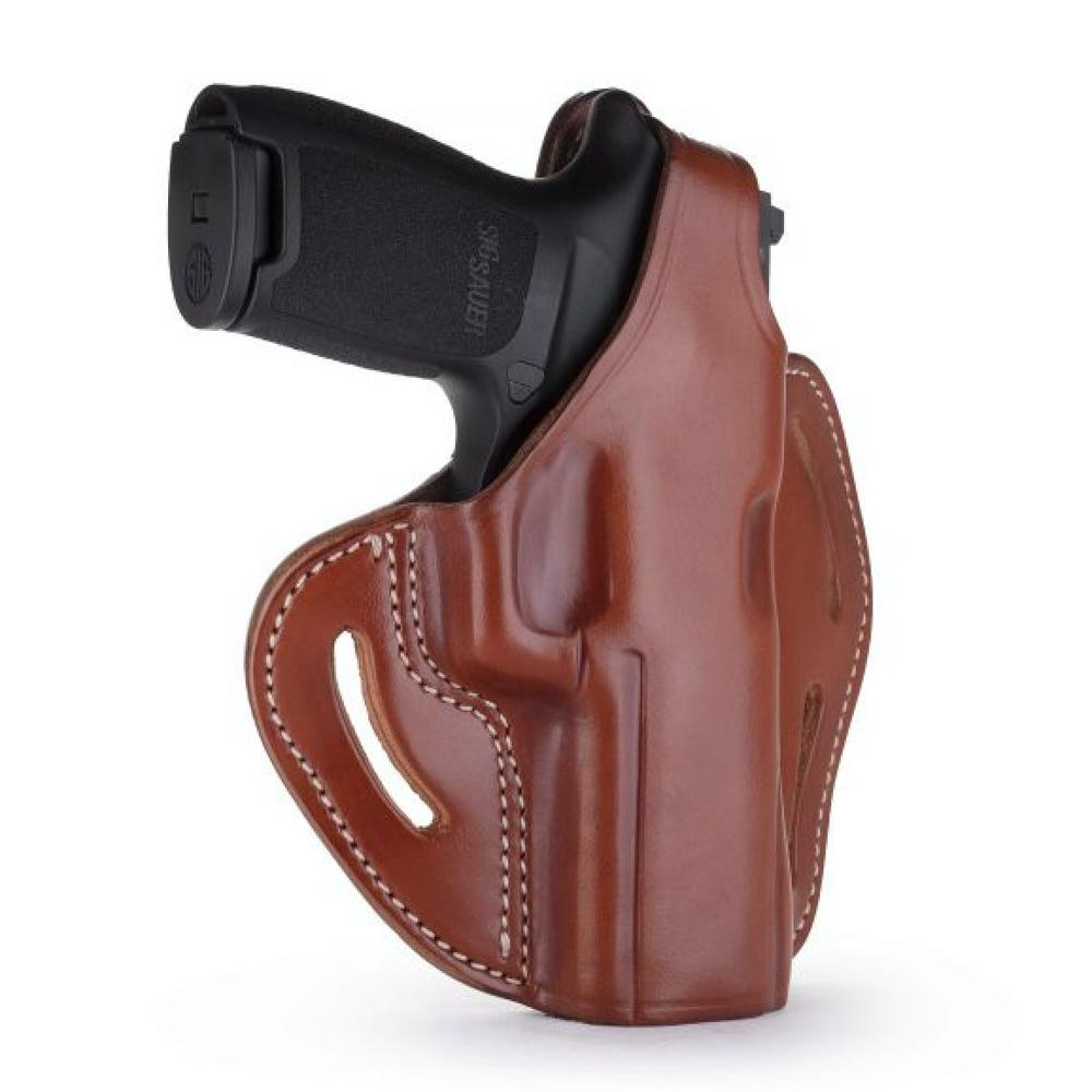 BHX Thumb Break Belt Holster Classic Brown RH size 4 - 1791