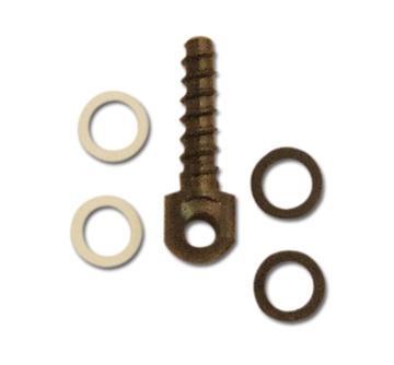 GrovTec Small Parts - 1 Machine Screw Swivel Stud and Nut - 7/8", Spacers - Grovtec