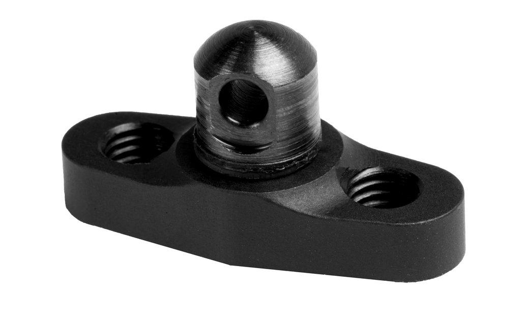 Grovtec Flanged Stud Mount Keymod Black - Grovtec