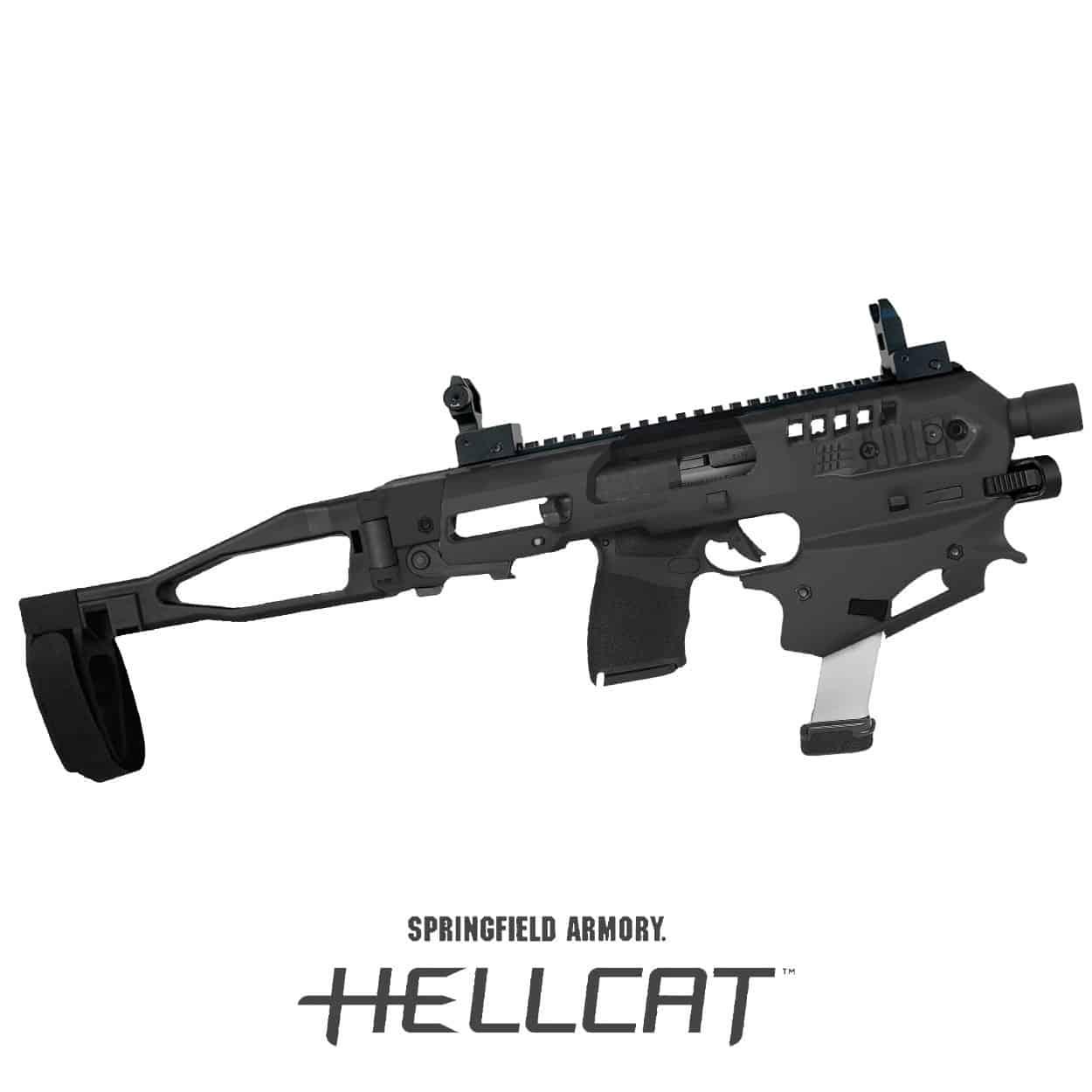 CAA Pistol to Carbine Micro Conversion Kit for Springfield Hellcat Black - CAA